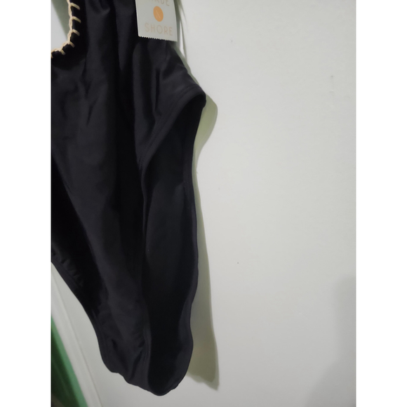Women's Shade & Shore Swimsuit Size L Black - Picture 4 of 7